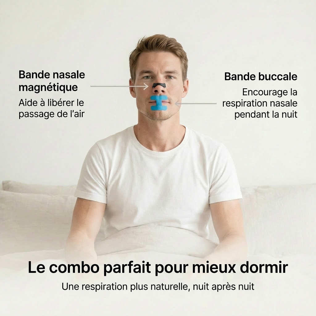 Kit de Bandes Nasales Magnétiques