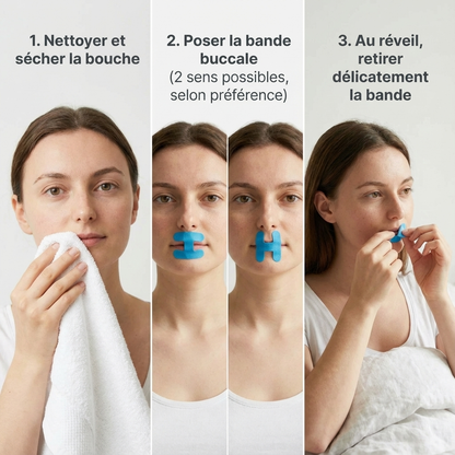 48 Bandes buccales en forme de 'H'