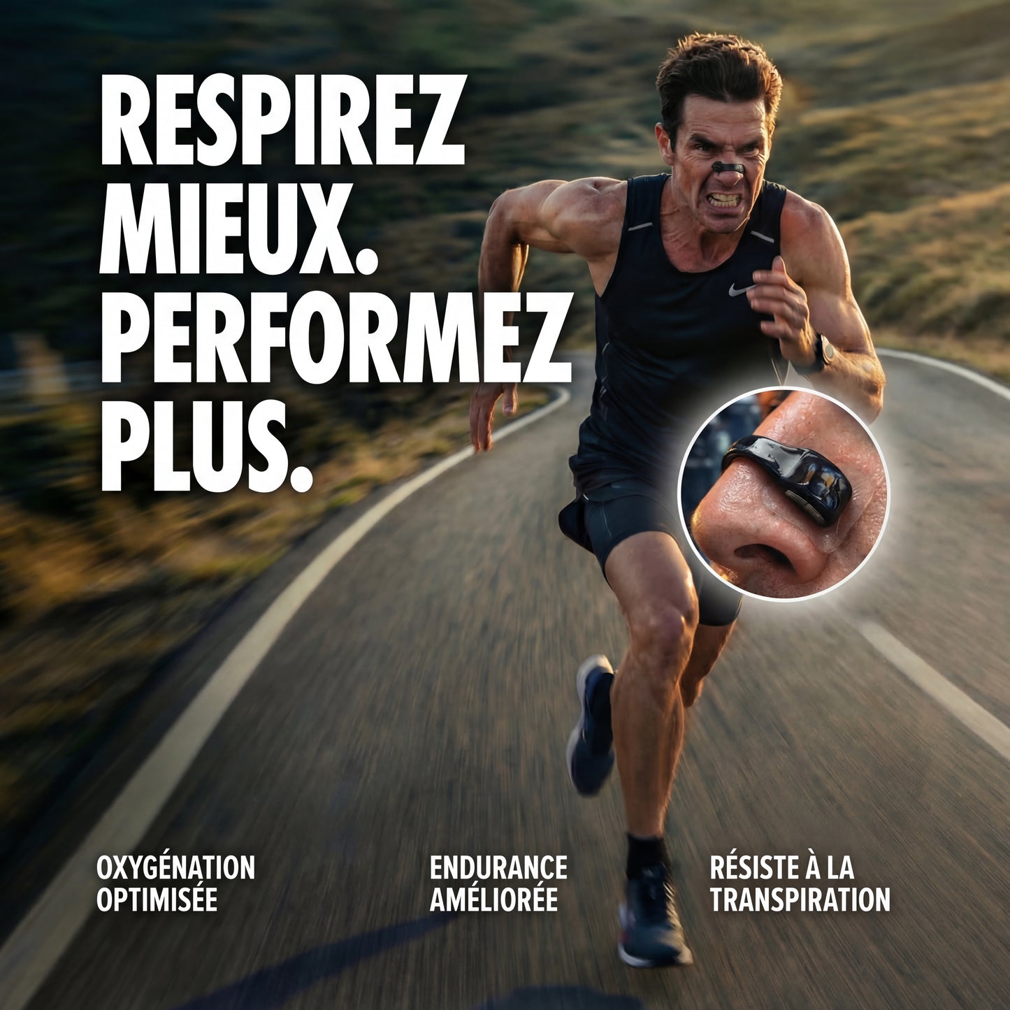 Kit de Bandes Nasales Magnétiques Sport