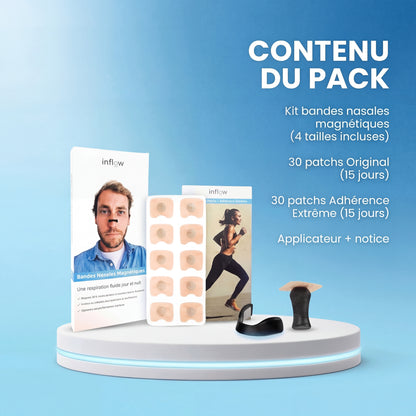Kit de Bandes Nasales Magnétiques Sport